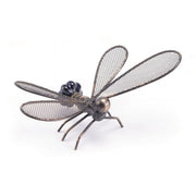 7.9" X 3.9" X 3.5" Flying Blue Ant Sculpture