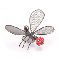 6.7" X 4.5" X 3.1" Red Flying Ant Sculpture