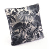 17.7" X 17.7" X 1.2" Black And Beige Jungle Pillow