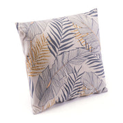 17.7" X 17.7" X 1.2" Tropical Gray Multicolor Pillow