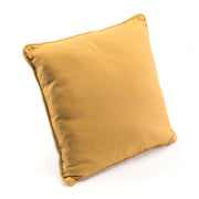 17.7" X 17.7" X 1.2" Beautiful Yellow Velvet Throw Pillow