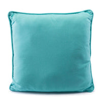 17.7" X 17.7" X 1.2" Beautiful Turquoise Velvet Throw Pillow