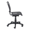22.8" X 22.8" Black Rubber Core Cord Office Chair