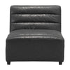 32.7" X 41.3" 29.1" Single Black Leatherette Chair