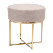 15" X 14.5" X 35" Espresso Leatherette Stool