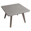 48" X 20.5" X 16.5" Gray And Beige Beach Coffee Table