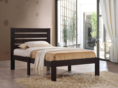 Elegant Queen Bed, Espresso