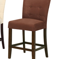 Counter Height Chair - Set Of 2, Brown