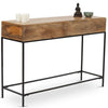 Modish Console Table In Brown Wood Finish