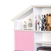 Spacious White Finish Full Size Bookcase Headboard.