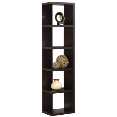 Simple And Stylish Corner Display Cabinet, Brown