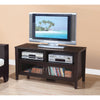 Stylish TV Stand With Flared Legs, Brown