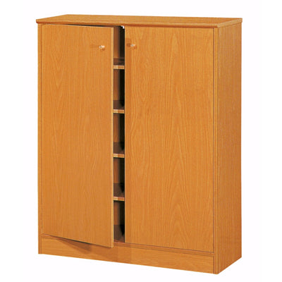 Stylish and Sophisticated Shoe Cabinet With Double Doors, Brown