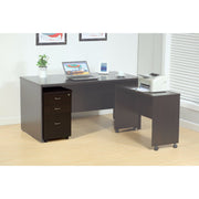 Spacious File Cabinet With 2 Drawers On Metal Glides