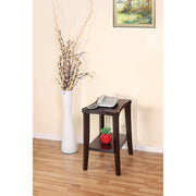 Simple Design Chairside Table With 1 Shelf.