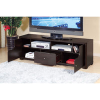 Modern Style TV Stand With 1 Drawer  And 2 Open Shelves