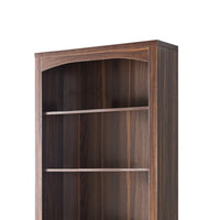 Prepossessing 5-Tier Bookcase, Brown