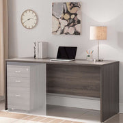 Smooth Surface and Stylish Desk, Brown