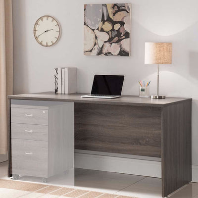 Smooth Surface and Stylish Desk, Brown