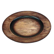 Brown Melamine Round Charger Plate