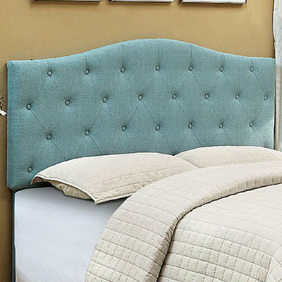 Contemporary Full Queen Headboard, Blue