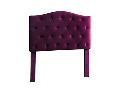 Contemporary Full Queen Headboard, Purple