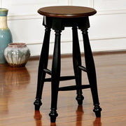 Transitional Counter Height Stool, Set Of Two