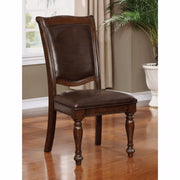 Traditional Style Side Chair Set Of 2