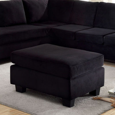 Contemporary Ottoman, Black Finish