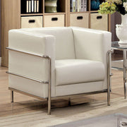 Contemporary Chair In White