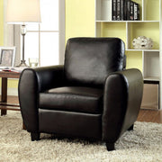 Contemporary Style Chair In Black Finish