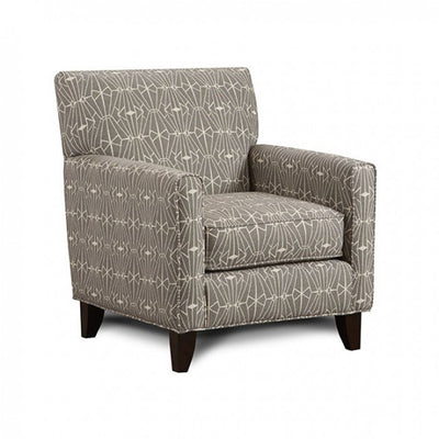 Contemporary Style Chair With Crystal Pattern
