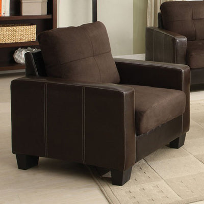 Contemporary Chair, Chocolate & Espresso Color