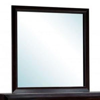 Transitional Style Dark Espresso Mirror