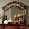 Traditional Elegant Style Mirror , Brown Cherry