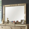 Modern Victorian Style Mirror , Silver