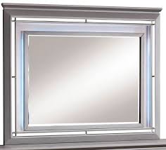 Contemporary Style Mirror , Silver