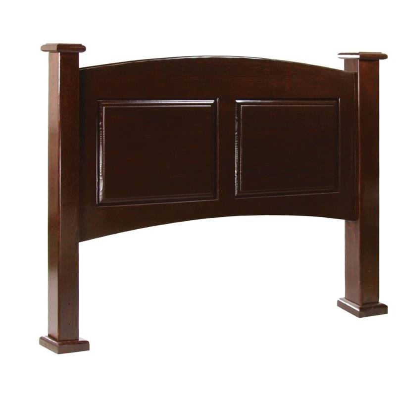 Solid Wood Headboard , Dark Cherry