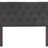 Contemporary Headboard, Gray