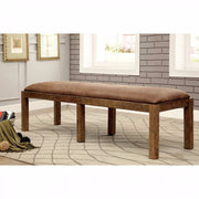 Transitional Bench, Rustic Pine