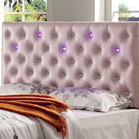 Contemporary Style Pink Headboard