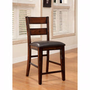 Cottage Counter Height Chair, Dark Cherry, Set Of 2