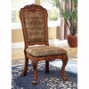 Side Chair Seat - Cal Foam, Antiqued Oak Finish,Set Of Two