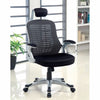 Contemporary Mesh Office Chair, Black Finish