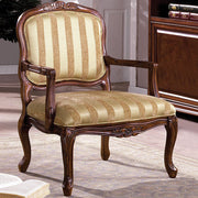 Traditional Occasional Chair, Antique Oak