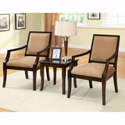 Transitional Office Chairs With Table - Set Of 3