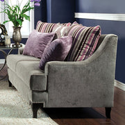 Opulent Love Seats Traditional Style, Gray