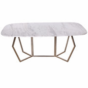 Ultra-Modern Stepney Marble Long Table