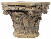 Aesthetic Resin Decorative Pedestal, Brown