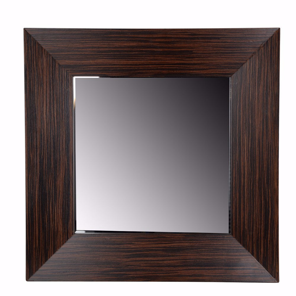Dapper Mirror With Wooden Frame